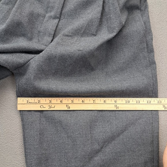 Wilfred Aritzia Womens Gray Pleated Trouser Pants Size 8 Crepe Wide Leg - Picture 10 of 12